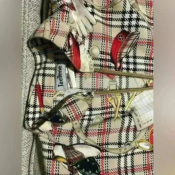 Vintage TeeTime Golf Windbreaker bomber jacket Petite Medium. sku067 - Picture 1 of 7